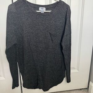 Old Navy Charcoal Long Sleeve Top